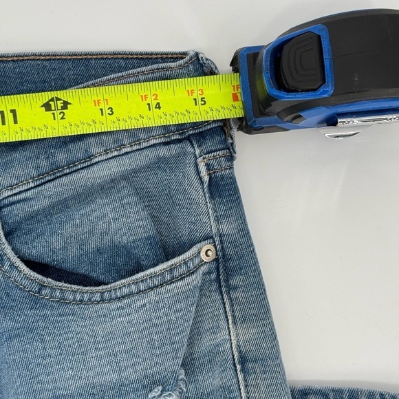 H&M Skinny Coupe Moulante Distressed Jeans Size 32/32 - Picture 10 of 12